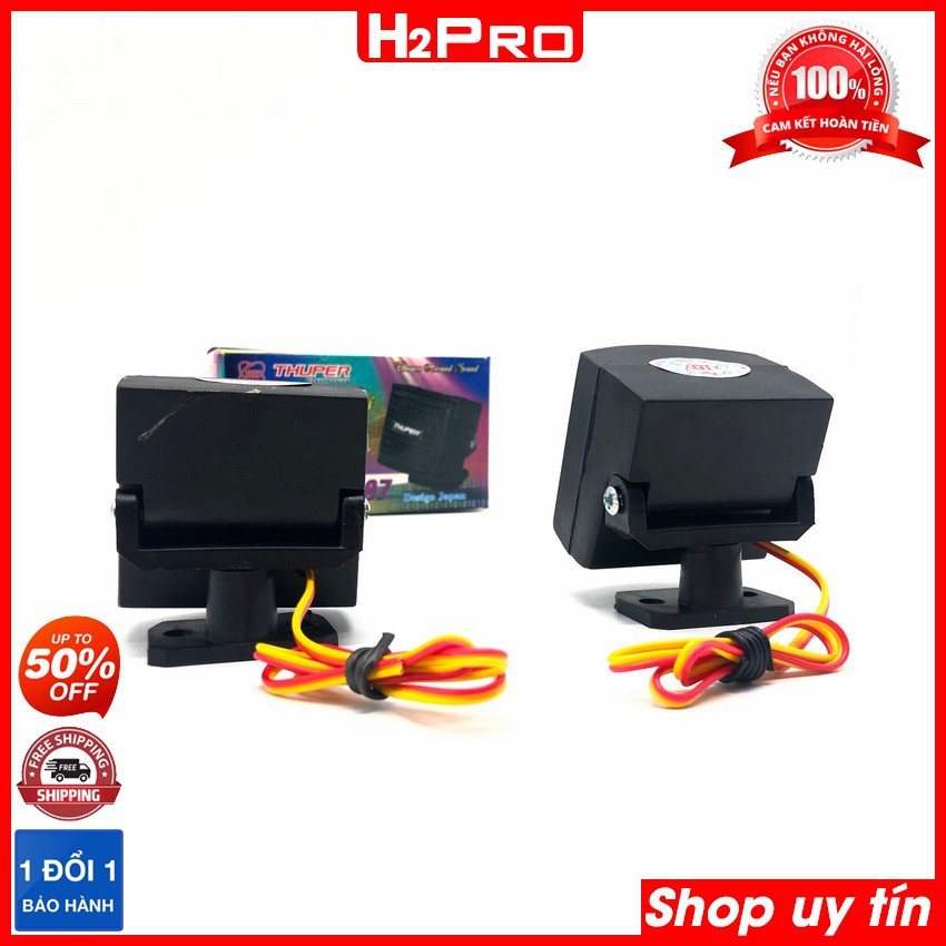 Đôi loa treble thạch anh THUPER ST107 H2Pro 20W-8 ôm (2 loa), (tặng tụ 20K, đã hàn sẵn trong loa)