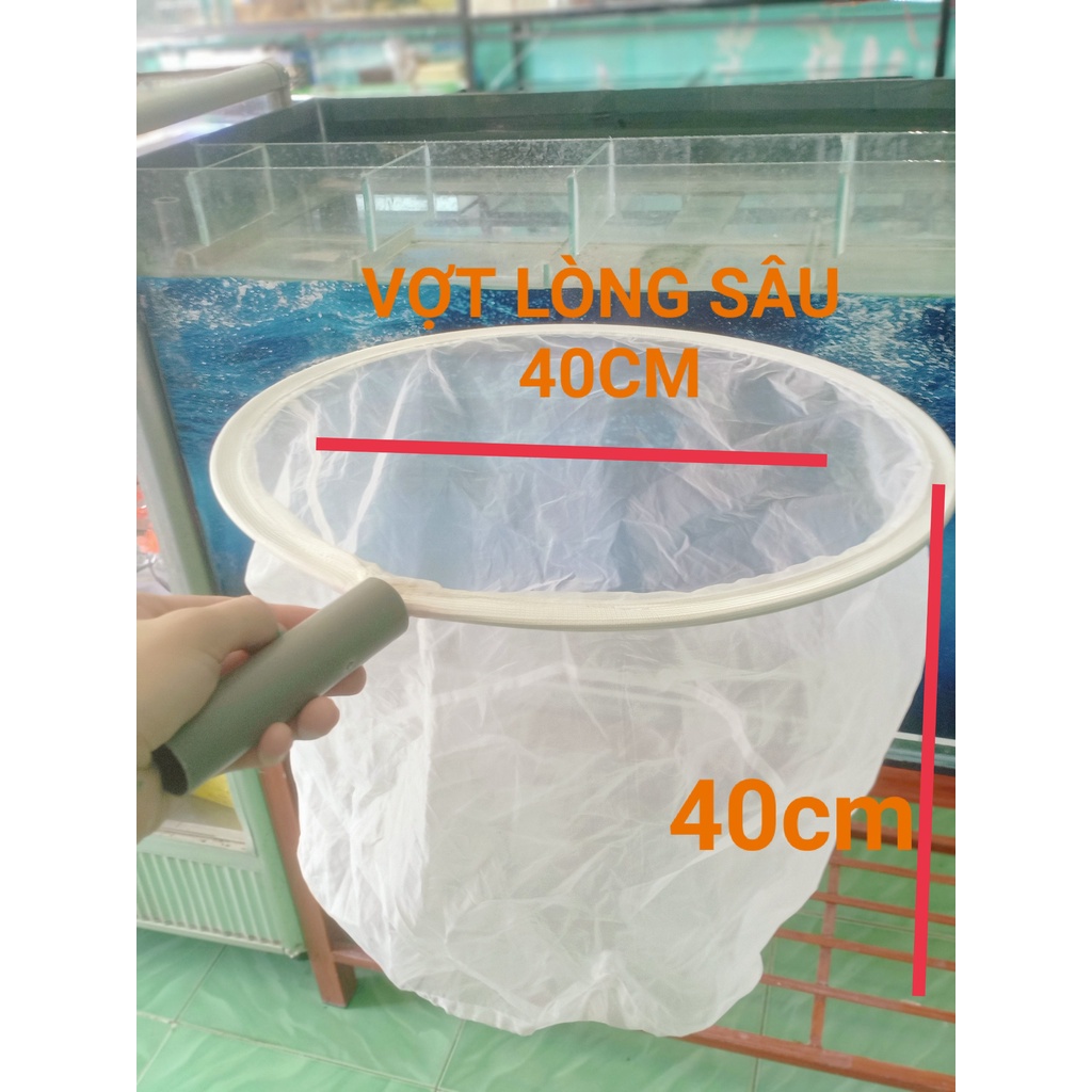 VỢT LÒNG SÂU LƯỚI NANO KÍCH THƯỚC 50CM VÀ 40CM BETTA NINJA