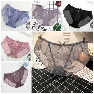 Quần lót ren lưới thông thoáng- ren bèo tiểu thư