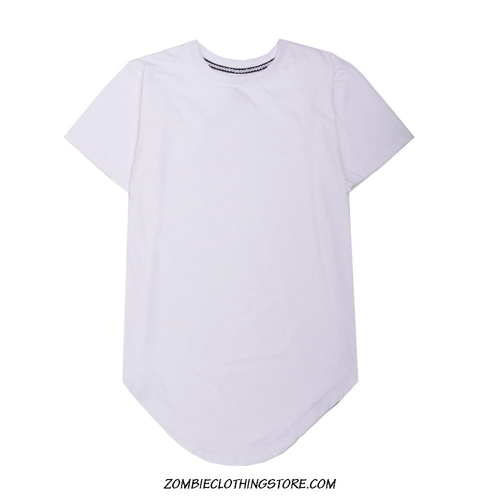 áo layer tà bầu unisex - longtee basic đen / trắng - áo thun over thời trang nam nữ teen tee