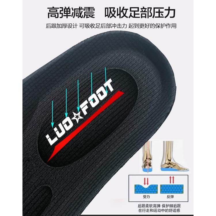 Labor Insurance Shoes Insoles Prevent Foot Pain, Running Basketball Sports Insoles For Men And Women, Breathable, Sweat-
