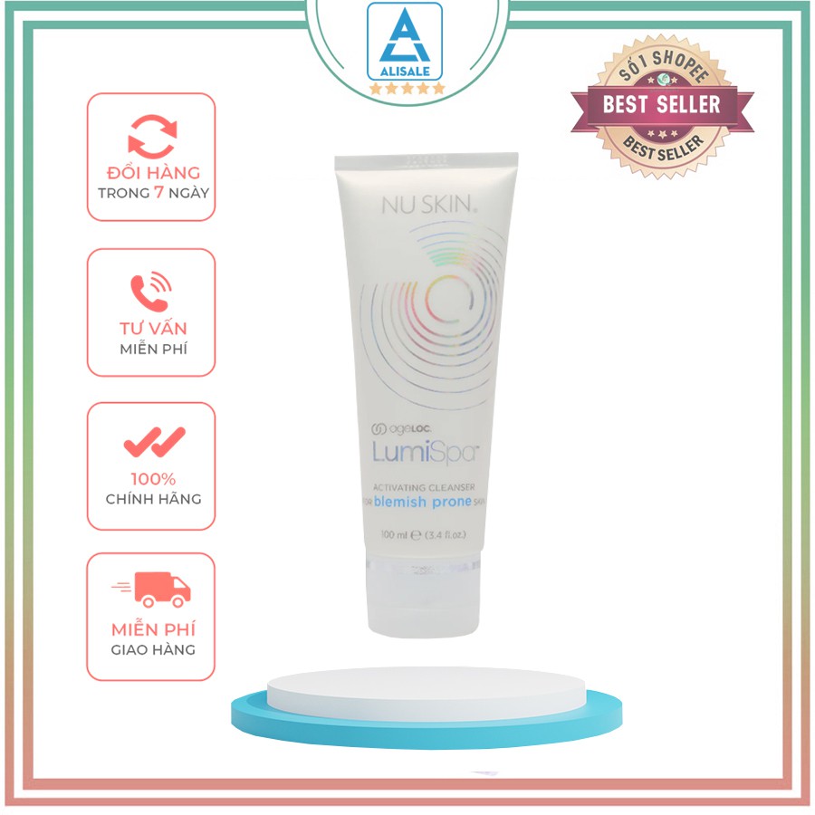 Sữa rửa mặt Ageloc Lumispa Nuskin dành cho da thường normal/combo