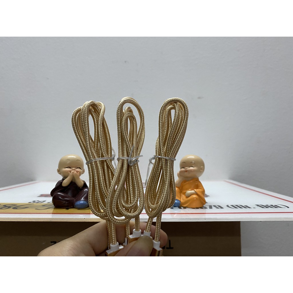 Dây Sạc IP- DÂY DÙ SIÊU BỀN CHẤT LƯỢNG CAO dài 1 M