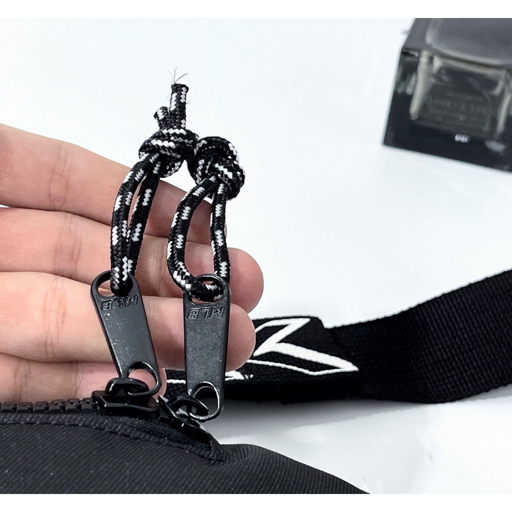 TÚI ĐEO CHÉO WAIST BAG MLB NY 2022 FULL ĐEN ĐẲNG CẤP