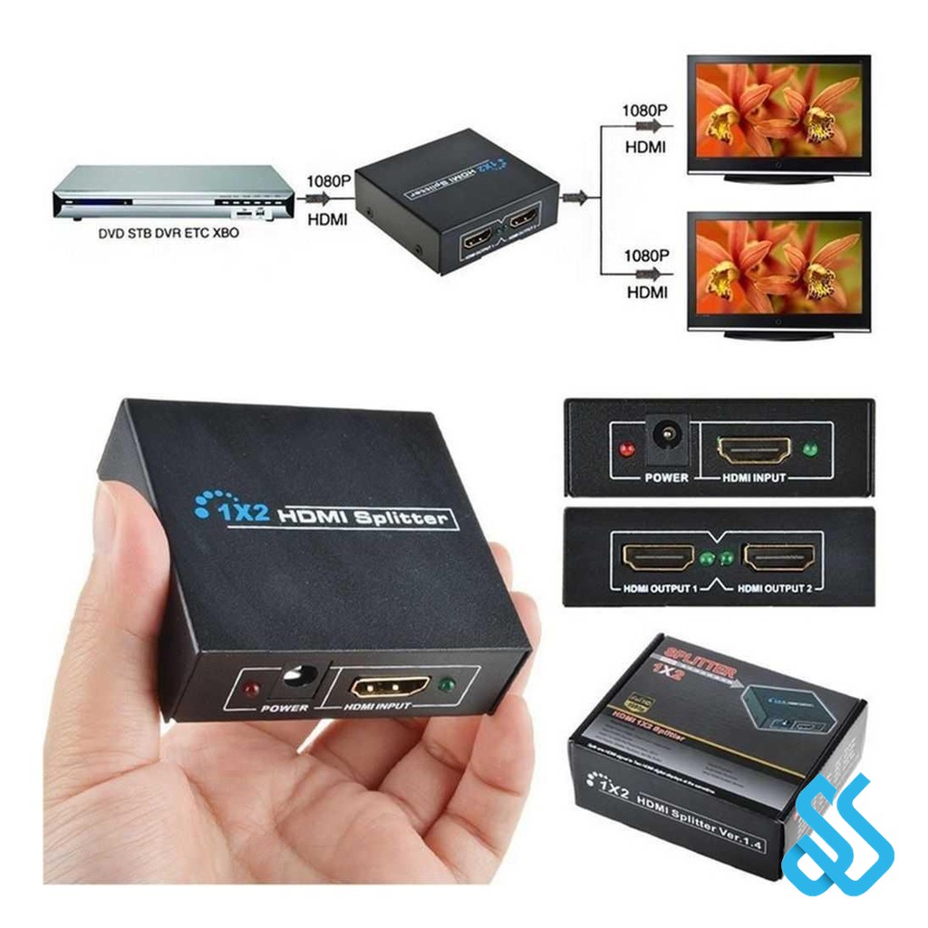 Bộ Chia Cổng Hdmi 1x2 V1.4D Viewhd - Pc-47