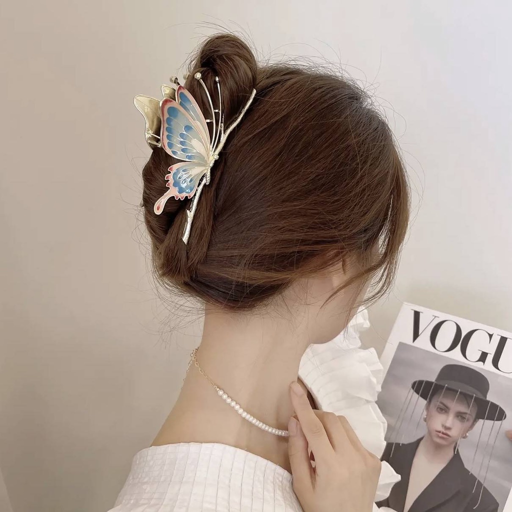 Kẹp Tóc Hình Bướm Nhiều Màu Thời Trang Mùa Hè Dành Cho Nữ Mã 2022