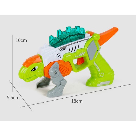 Đồ Chơi S.úng Khủng Long, Có Đèn Nhạc, Lắp Ráp Thay Đổi Hình Dáng 02133