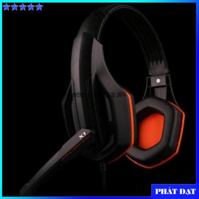TAI NGHE GAMING HEADPHONE WITH MIC FOR GAME OVANN X BLUE - THIẾT BỊ PHÁT ĐẠT