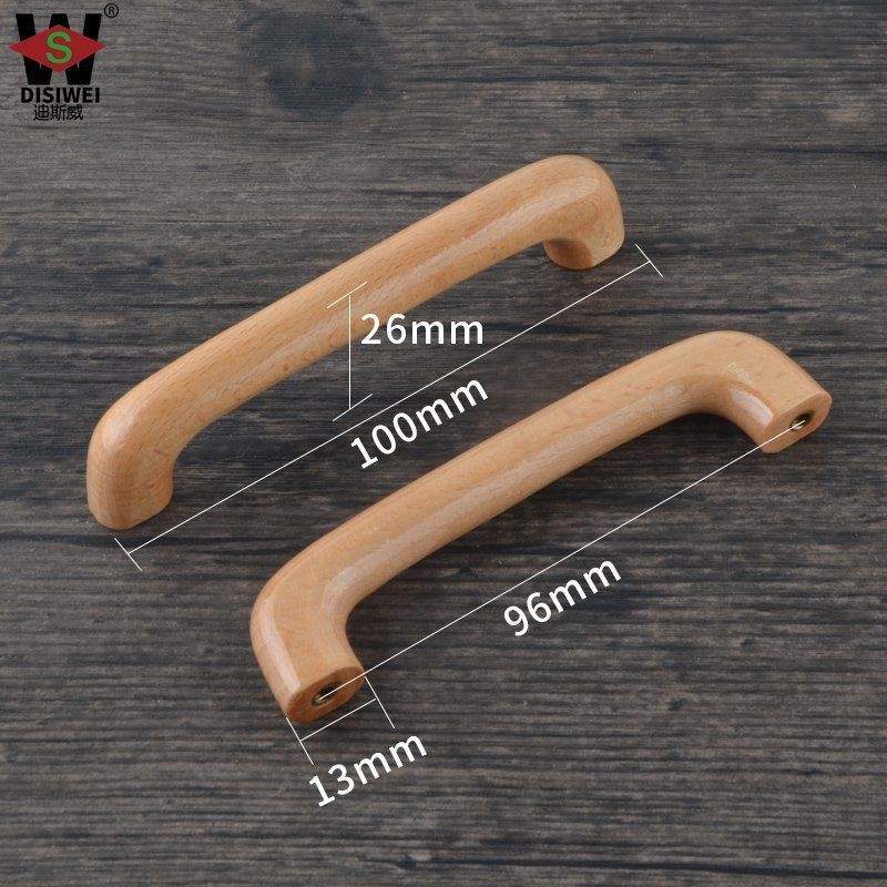 Tay Nắm Cửa/ Ngăn Kéo Tủ Bằng Gỗ Trơn Hình Tròn Phong Cách Mỹ Hiện Đại