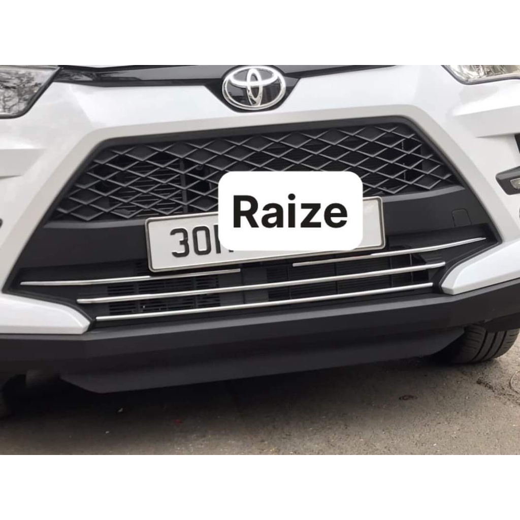 Ốp Trang Trí Calang Dưới Cho Toyota Raize 2021 2022 - 4 Chi tiết mạ crom cao cấp tạo điểm nhấn nổi bật cho xe