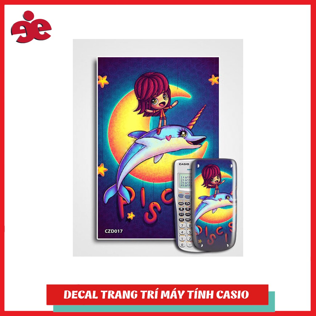 DECAL TRANG TRÍ MÁY TÍNH CẦM TAY CASIO FX 580, 570