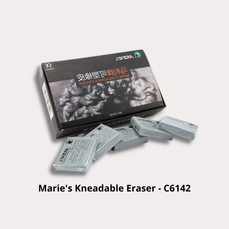 Gôm tẩy đất sét Marie's C6142 mềm dẻo có thể nhào nhặn - Maries kneadable eraser