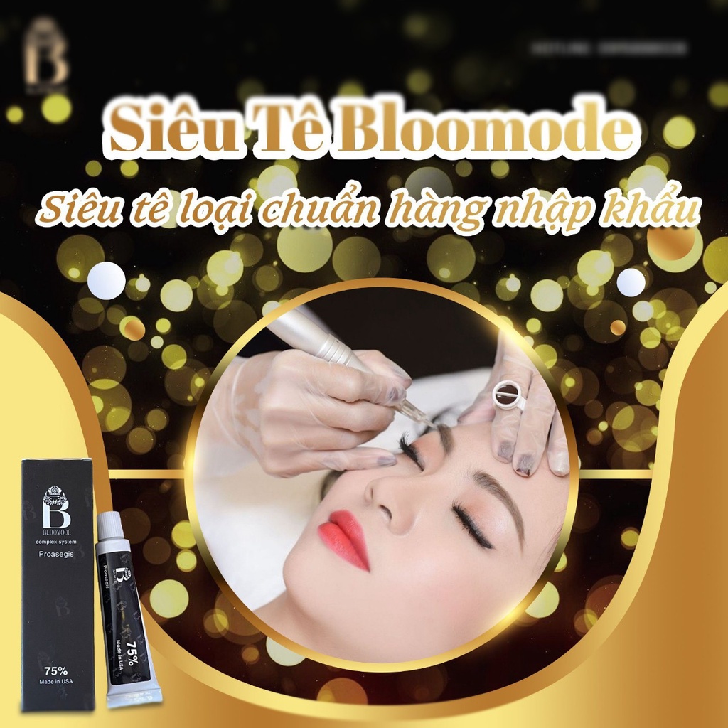 Tê phun xăm chính hãng BLOOMODE, u tê mày mí môi không sưng không bì