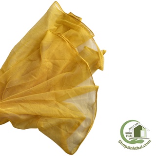 Vải voan màu vàng