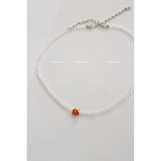 Set vòng cổ cườm dâu 🍓