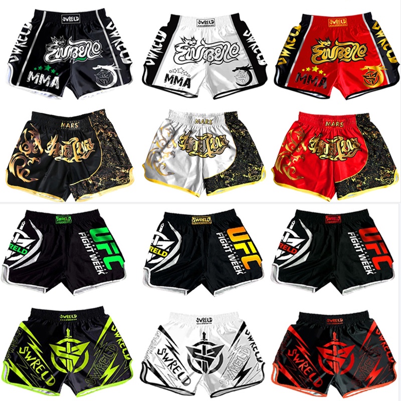 (MớI) Quần Short TậP Boxing / Muay TháI + QuầN NgắN Cho Nam Và Nữ