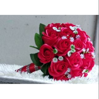 Hoa cưới cầm tay tông do size lớn