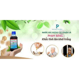 [Mẫu Cũ giảm giá lớn ] [Nhà Thuốc Phạm Công Bằng ] Cai Thuốc Lá Phạm Bằng.