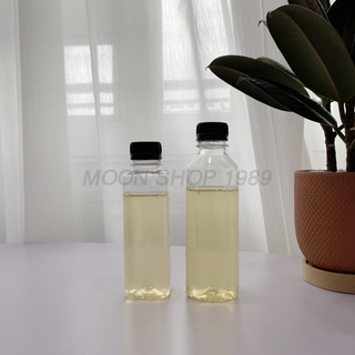 50 chai nhựa vuông 250ml nắp đen kèm tem thank u