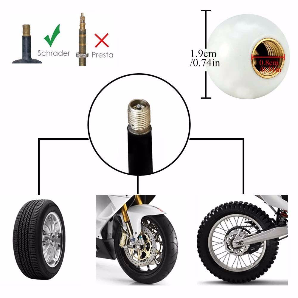 Bộ 4 Nắp Van Bánh Xe Ô Tô Hình Bóng Mắt