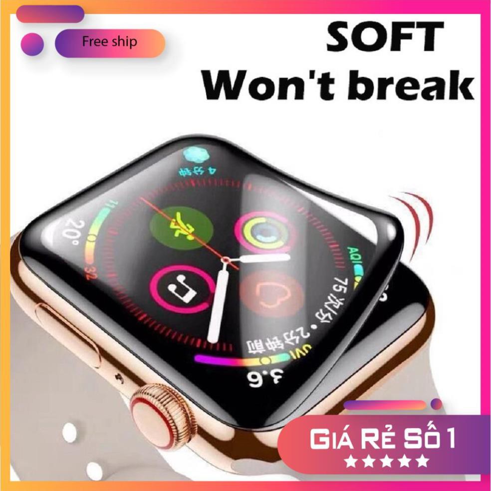 Kính Ap Watch 🤖 FREESHIP 🤖 Kính Cường Lực Full Màn Ap Watch 38/40/42/44mm -  Bảo Vệ Màn hình