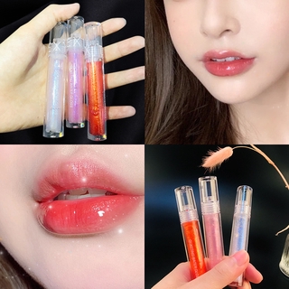 Red explosion models coated mirror light lip gloss transparent lip glossy lipstick full moisturizing girl lines