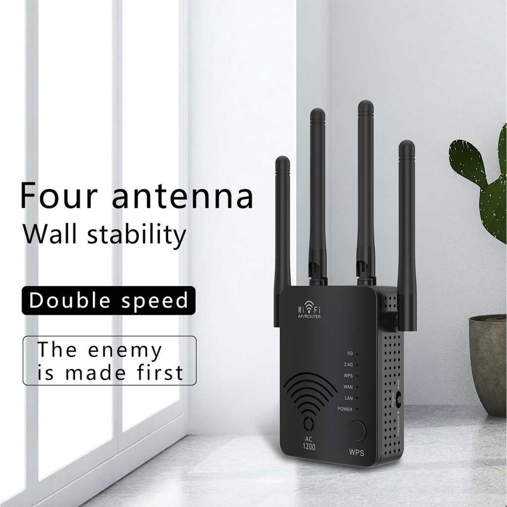 Up to 1200Mbps máy bộ phát wifi kích sóng wifi râu wifi 5g phát wifi râu phát wifi 4g bộ