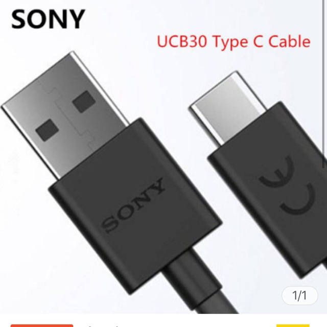 Dây cáp sạc Sony UCB30 xịn chân sạc type C
