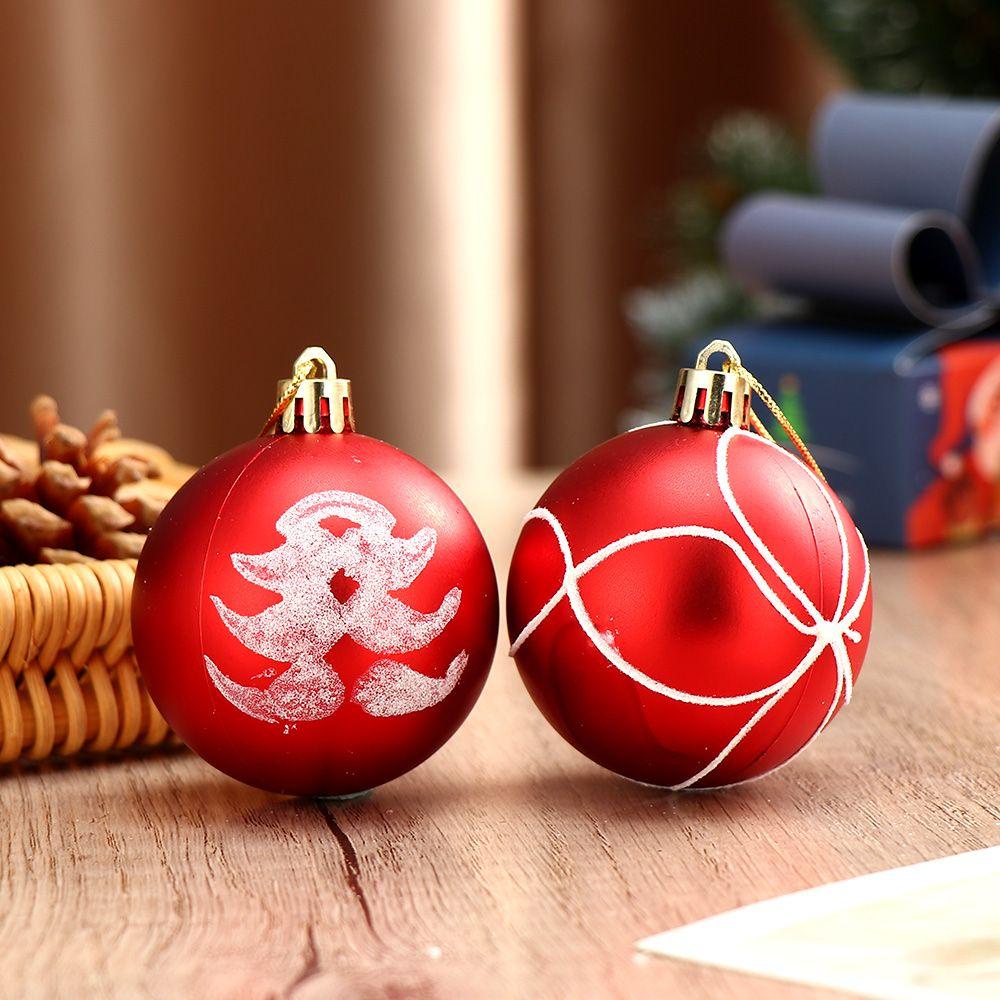 Set 9 Trái Châu 6cm DIY Trang Trí Giáng Sinh Năm Mới