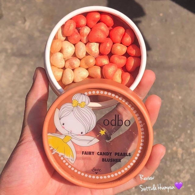 MÁ HỒNG DẠNG VIÊN ODBO FAIRY CANDY PEARLS BLUSHER OD195 | BigBuy360 - bigbuy360.vn