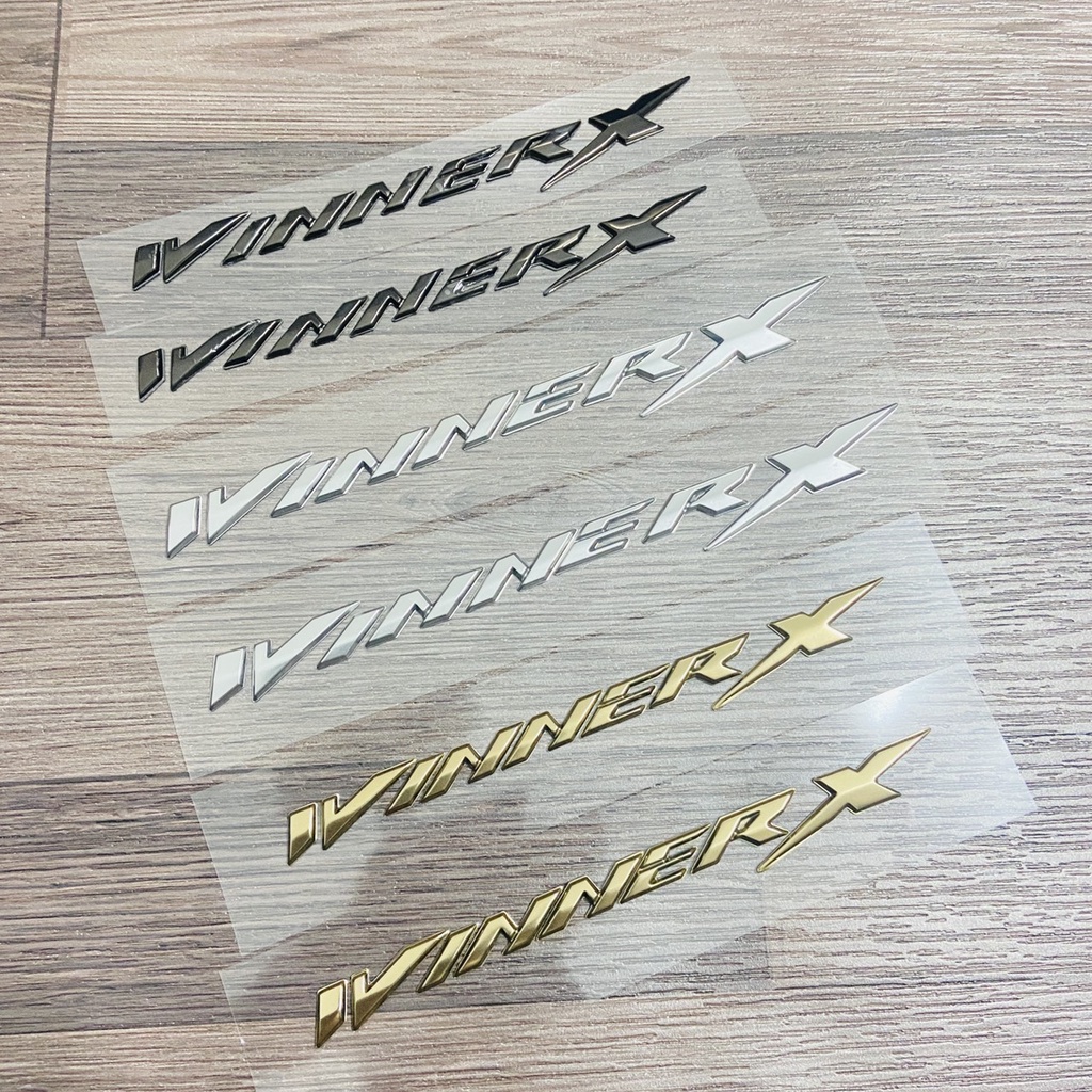 (CHUYÊN TEM XE) (HCM) BỘ TEM CHỮ NỖI TÊN XE WINNER X, TEM NHƯ ZIN THEO XE, NHIỀU MÀU LỰA CHỌN, ĐỒ CHƠI XE MÁY GIÁ SỈ