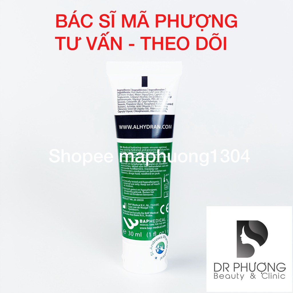 Kem dưỡng ẩm phục hồi Alhydran