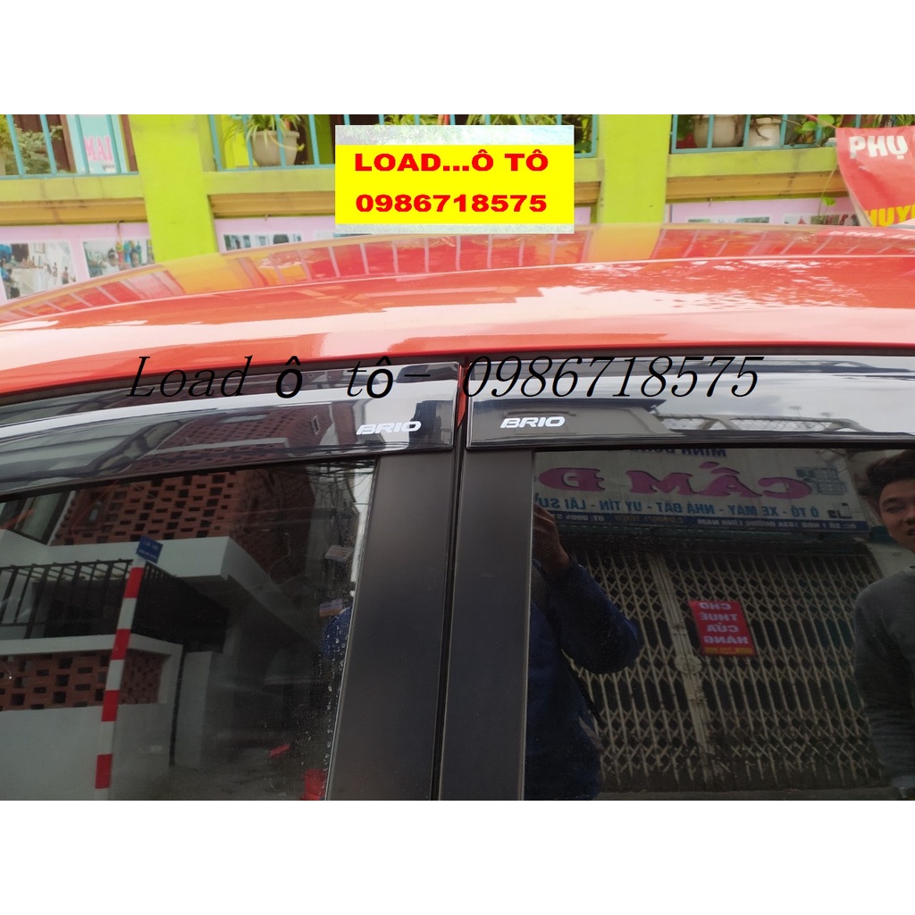 Vè Che Mưa Xe Honda Brio 2023-2018 Mẫu Vè Đen Cao Cấp Nhất Thị Trường