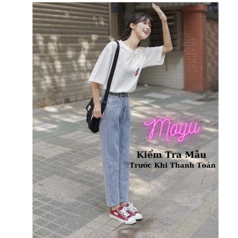 Quần jean Baggy, Quần jean ống đứng, dáng ống suông đứng, rộng nữ TX01 style hàn quốc | BigBuy360 - bigbuy360.vn