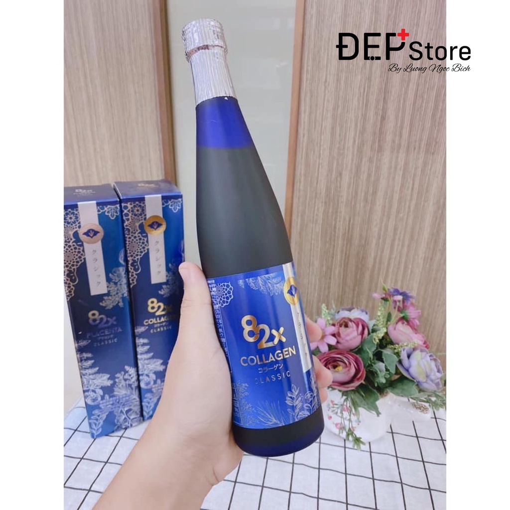 82X COLLAGEN CLASSIC Dạng Nước 120.000mg Collagen Peptide Từ Da Cá Ngừ Đại Dương- Nước Uống Đẹp Da Đến Từ Nhật Bản 500ml