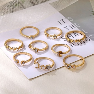 Set 9 Nhẫn Đốt Ngón Tay Phong Cách Boho