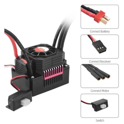 Điều tốc Esc brushless 60A hãng surpass hobby