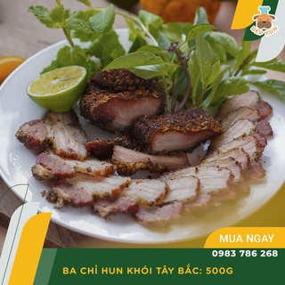 Ba chỉ hun khói tây bắc 500gam