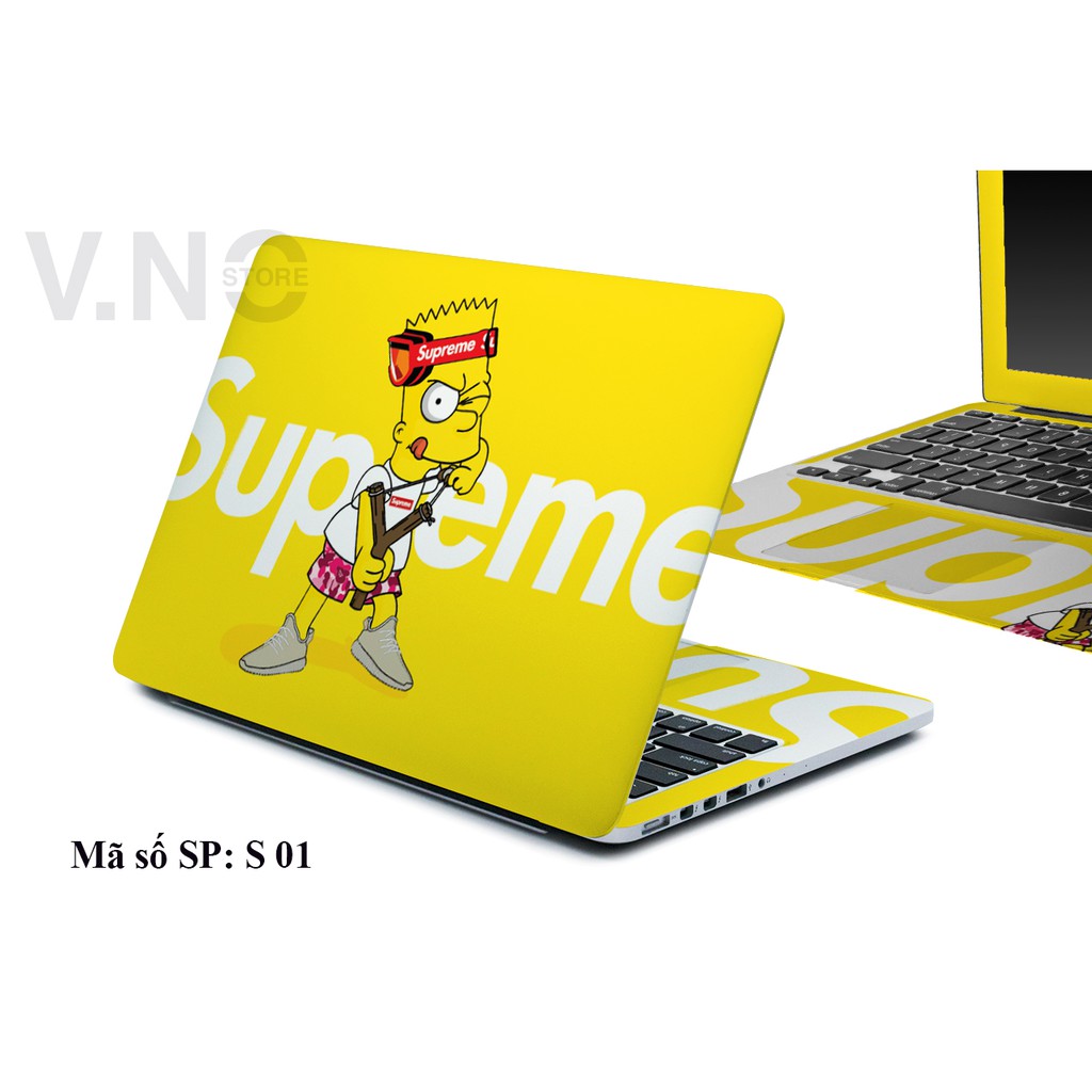 Miếng dán máy tính V.NO SKIN Simpson supreme cao cấp các dòng máy dell/asus/acer/lenovo/hp/macbook | BigBuy360 - bigbuy360.vn