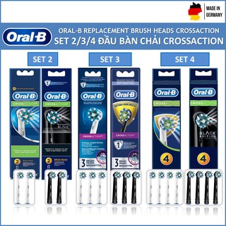Đầu Bàn Chải Điện Oral-B Braun Cross Action [Made in Germany]
