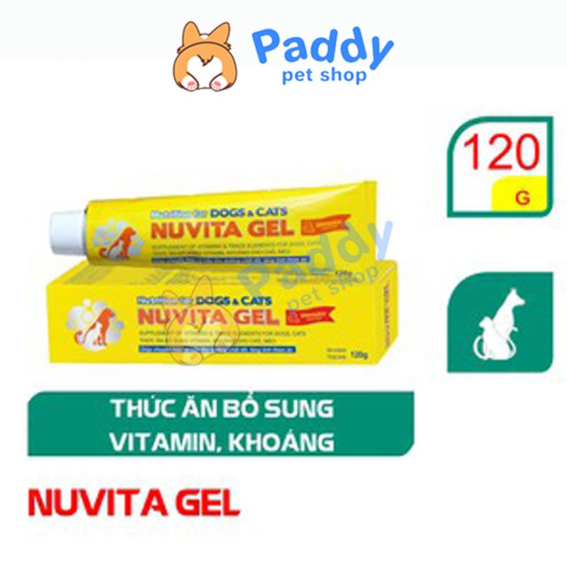 Gel Dinh Dưỡng Nuvita Gel Bổ Sung Dinh Dưỡng, Khoáng, Vitamin Cho Chó Mèo