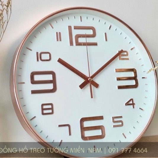 [Bh 12 Tháng] - Đồng Hồ Treo Tường Kim Trôi Quartz - Không tiếng động [30-35 cm]
