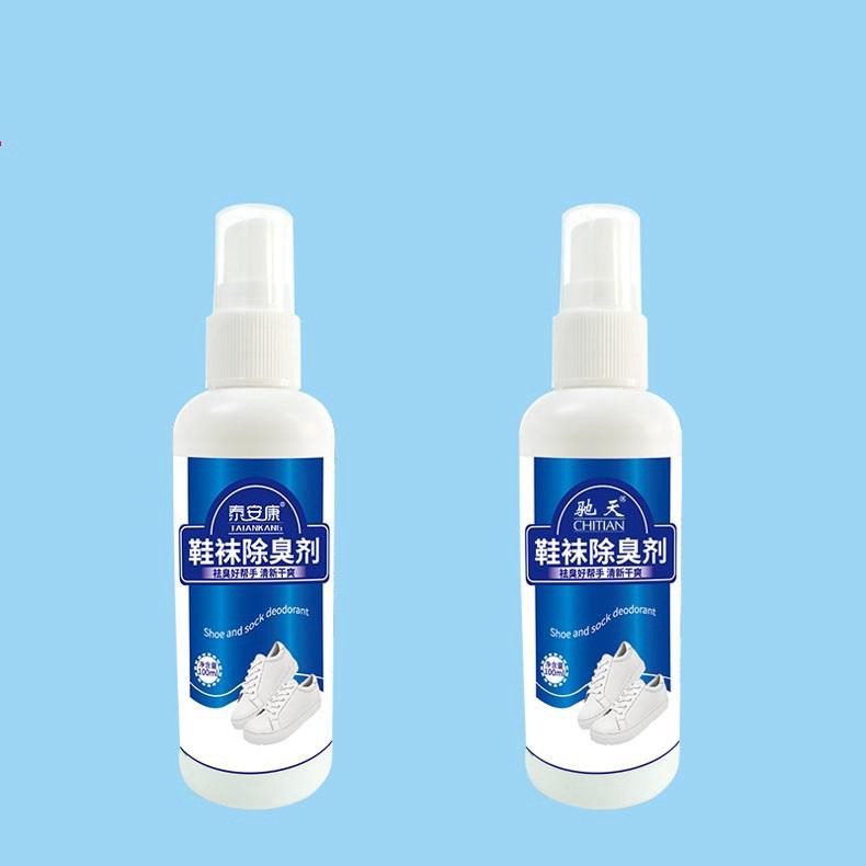 Xịt khử mùi FREESHIP Chai xịt khử mùi giày 100ml, tiêu diệt vi khuẩn, nấm móc an toàn cho người sử dụng 7035