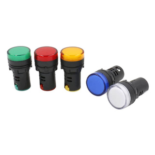 Đèn Báo Tủ Điện 220V Phi 22mm - Màu Xanh Lá