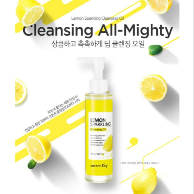 TẨY TRANG OIL SECRET KEY LEMON SPARKLING