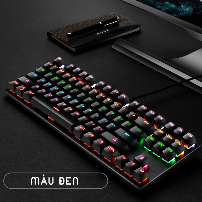 GIÁ SIÊU RẺ Bàn phím cơ K550 gaming đèn LED nhiều chế độ cực đỉnh blueswitch chất lượng chính hãng