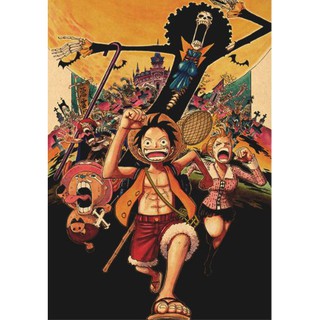 Poster ảnh One Piece vui nhộn