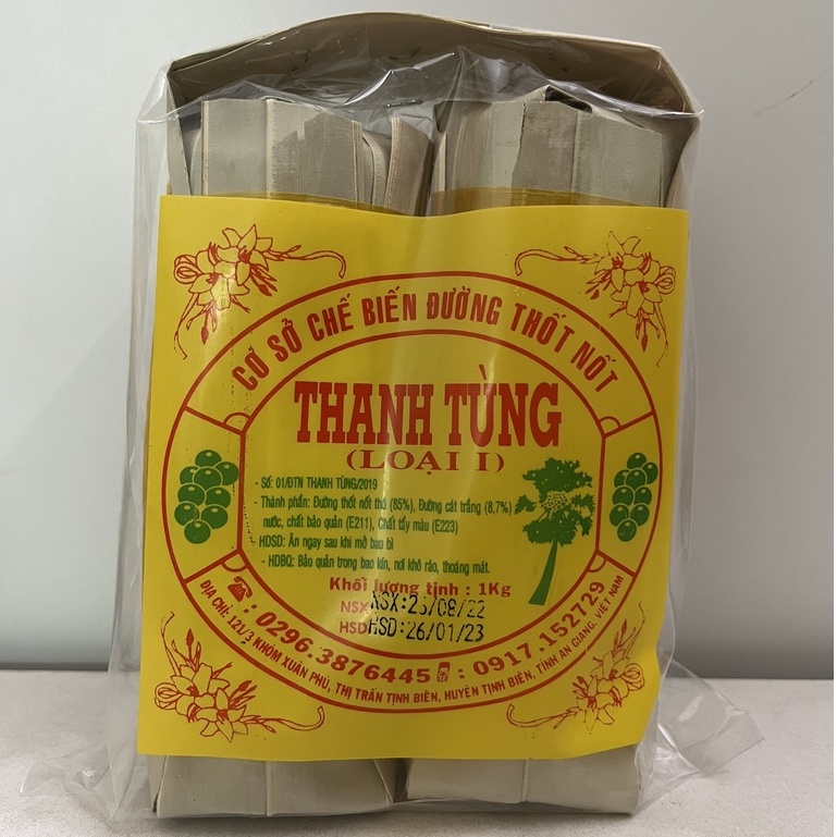 Đường thốt nốt gói lá Thanh Tùng 1Kg