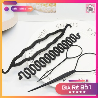 Bộ 4 món dụng cụ tạo kiểu tóc đuôi ngựa hot trend siêu tiện dụng
