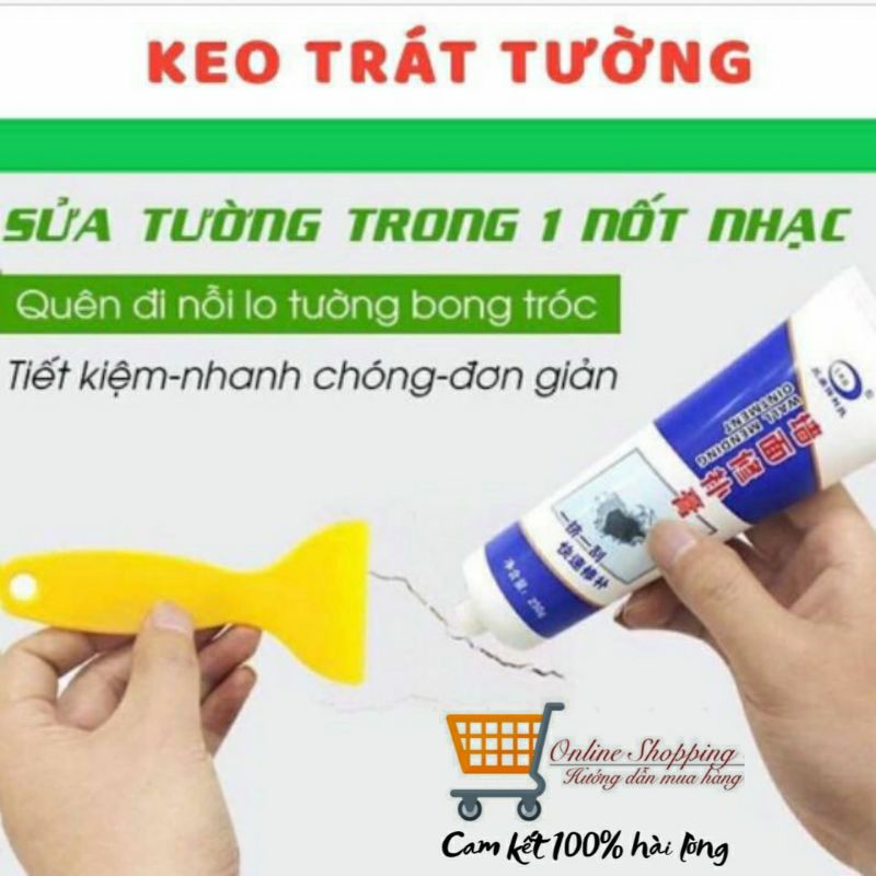 Keo vá tường siêu tốc